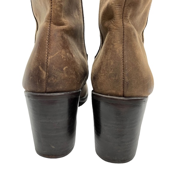 DIANE HARVEY HD2 Studio Brown Genuine Leather JUDITH Ankle Boots Booties sz 8 M - Picture 6 of 16